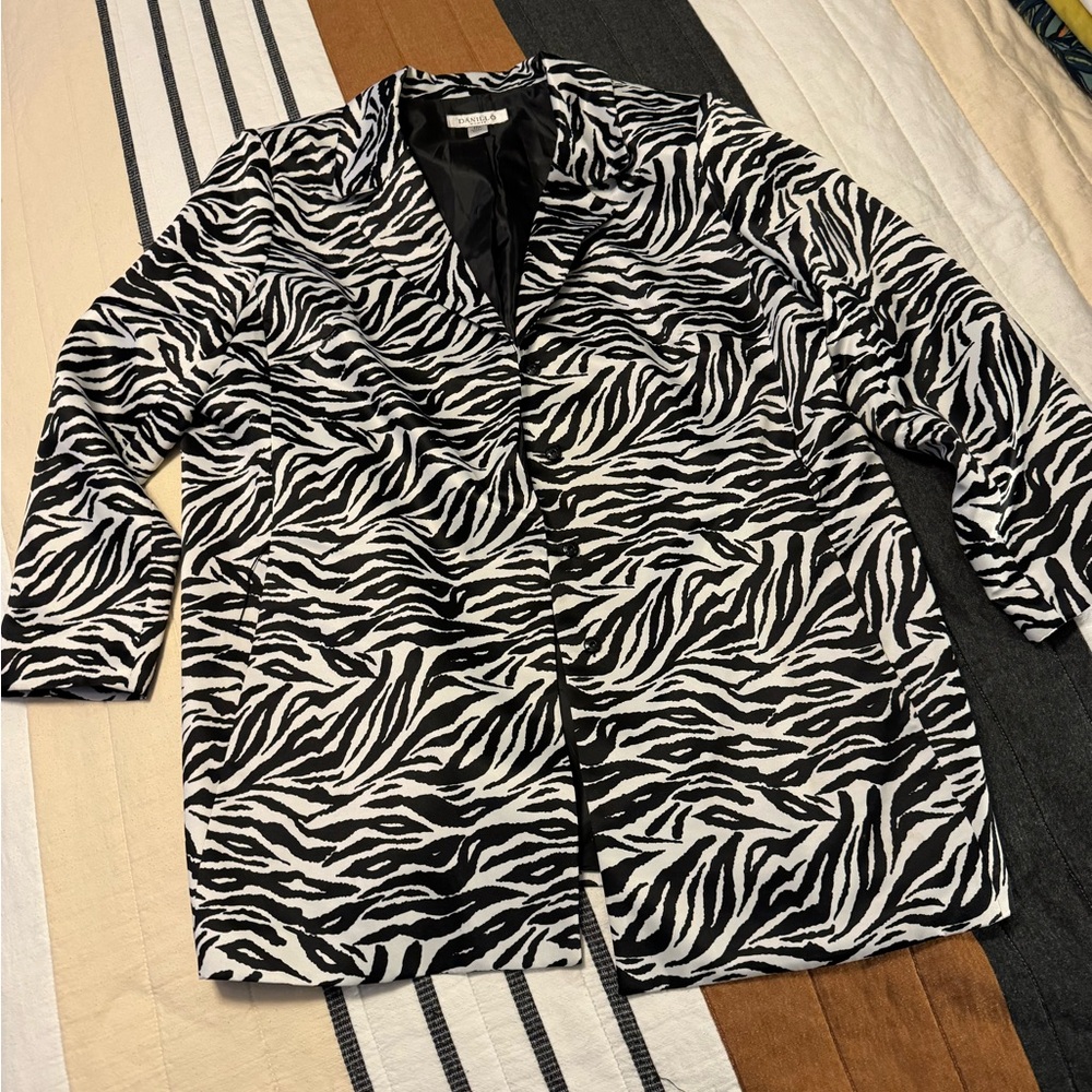 Women’s Zebra print jacket 20 W